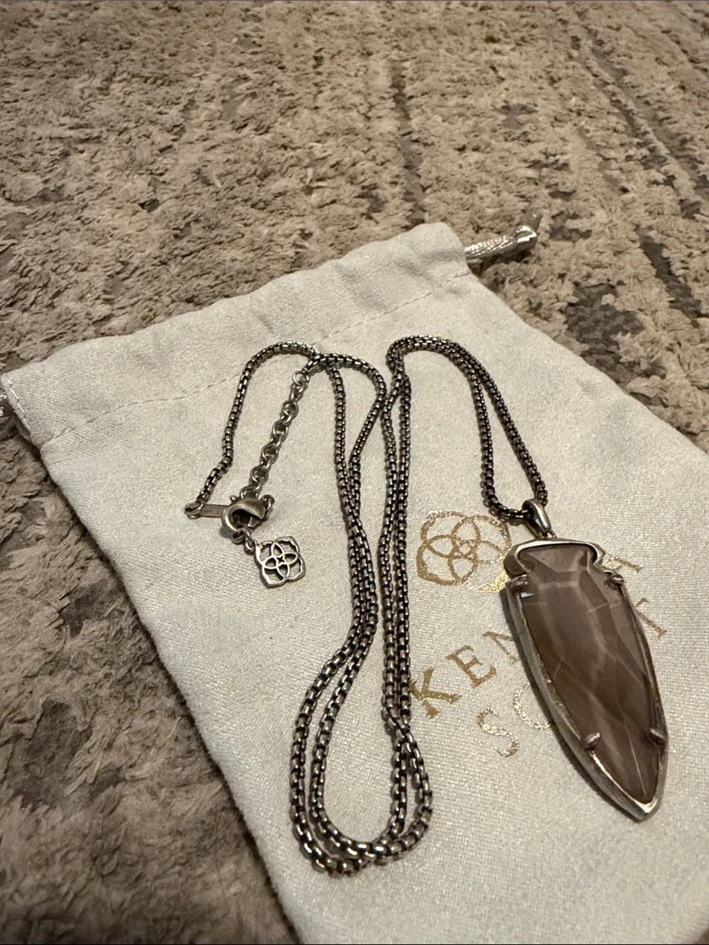 Kendra Scott silver tone